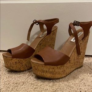 Steve Madden Cork Wedges
